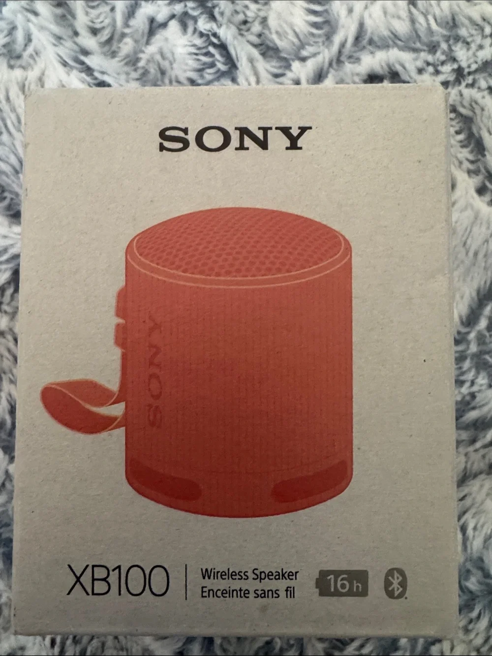 Sony XB100 Portable Wireless Speaker - Orange-Red